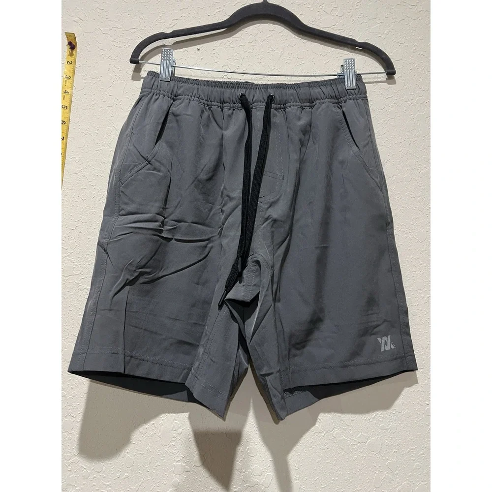 New‎ DIXXON Flannel Co Brad Athletic Lined Shorts Mens Small Gray Stretch